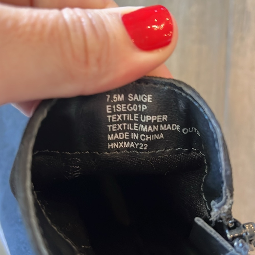 Esprit Black suede booties - Picture 6 of 8
